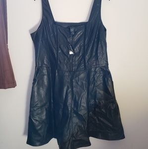 Size 18/20 Leather Like Dress